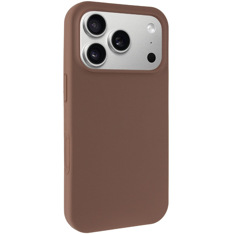 Чехол Silk Full Protective (AA) NO LOGO для Apple iPhone 17 Pro / 18 Pro (6.3") (Коричневый / Brown)
