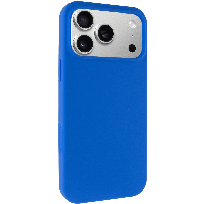 Чехол Silk Full Protective (AA) NO LOGO для Apple iPhone 17 Pro / 18 Pro (6.3") (Синий / Capri Blue)