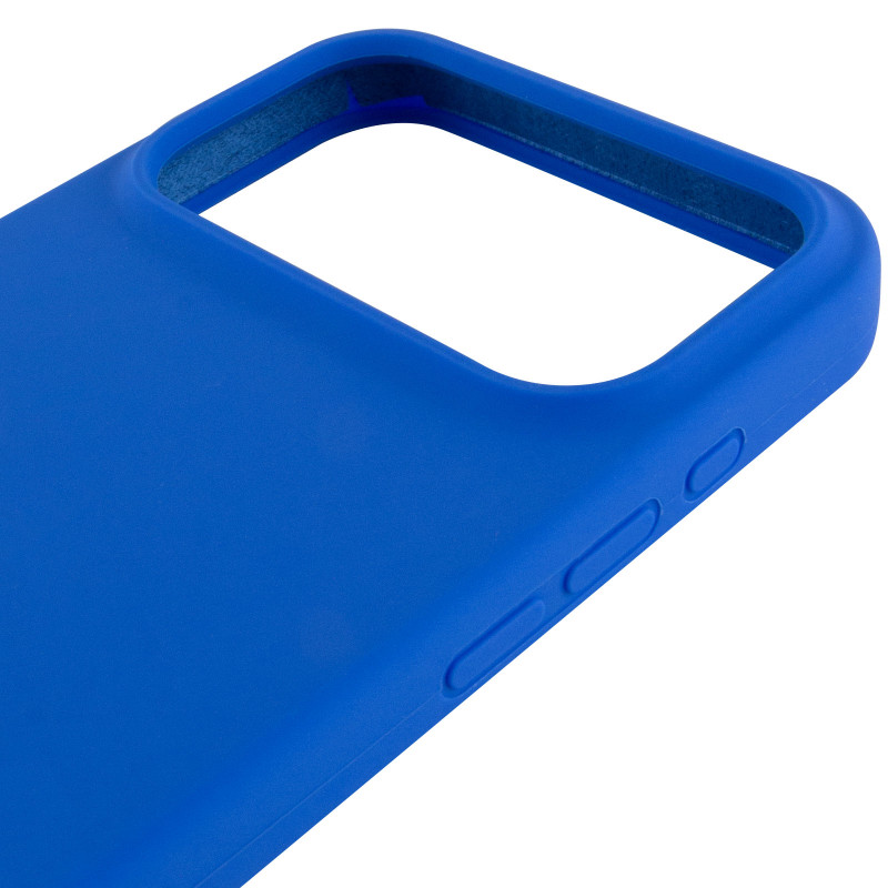 Чехол Silk Full Protective (AA) NO LOGO для Apple iPhone 17 Pro / 18 Pro (6.3") (Синий / Capri Blue) в магазине vchehle.ua