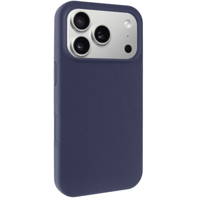 Чехол Silk Full Protective (AA) NO LOGO для Apple iPhone 17 Pro / 18 Pro (6.3") (Темно-синий / Midnight blue)
