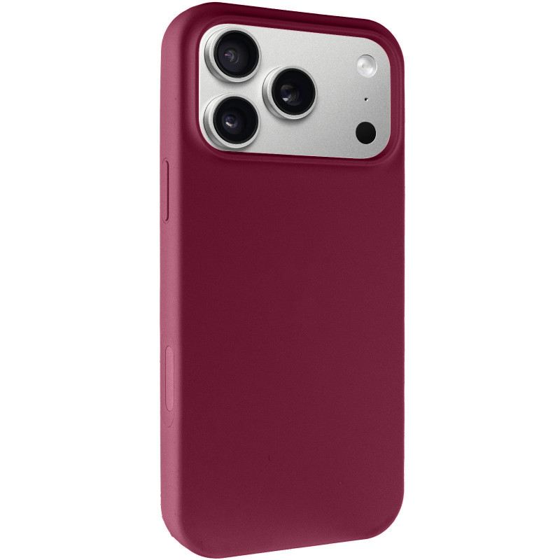 Чехол Silk Full Protective (AA) NO LOGO для Apple iPhone 17 Pro / 18 Pro (6.3") (Бордовый / Dark Cherry)