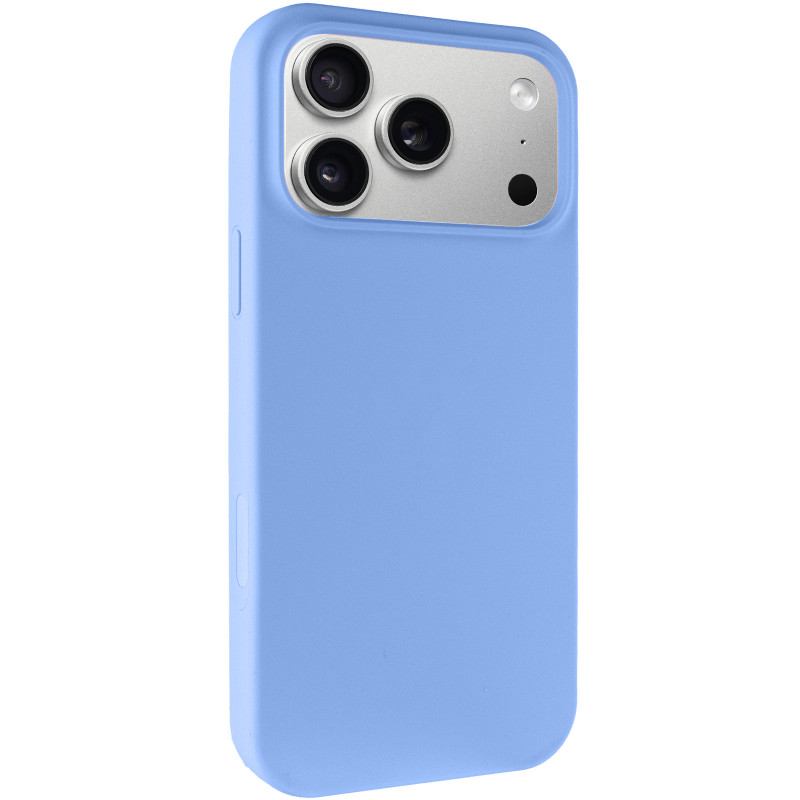 Чехол Silk Full Protective (AA) NO LOGO для Apple iPhone 17 Pro / 18 Pro (6.3") (Голубой / Sky Blue)
