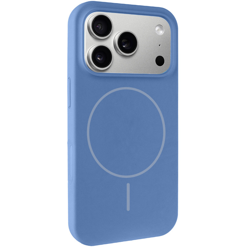 Чехол Silk Full Protective (AA) NO LOGO with Magnetic Fit для Apple iPhone 17 Pro Max / 18 Pro Max (Синий / Ocean Blue)