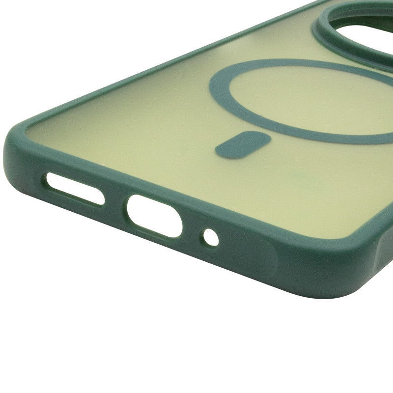 Купить Чехол TPU Bloom with Magnetic Fit для Xiaomi Redmi 14C / A4 / Poco C75 / Poco M7 5G (Green) на vchehle.ua