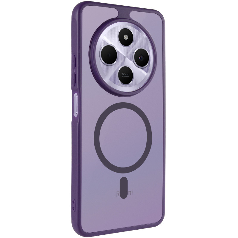 Чехол TPU Bloom with Magnetic Fit для Xiaomi Redmi 14C / A4 / Poco C75 / Poco M7 5G (Purple)
