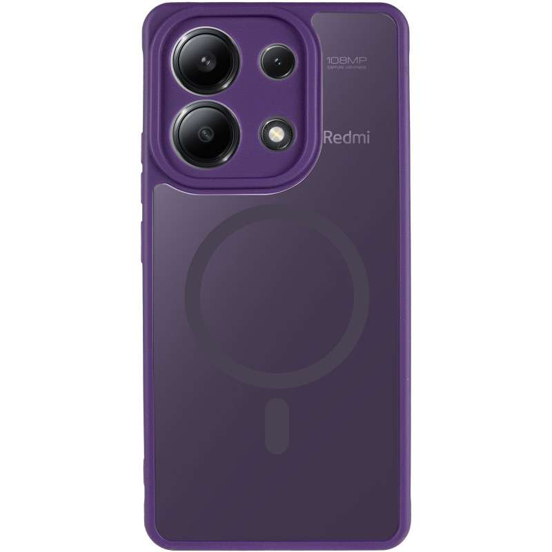 Фото Чехол TPU Bloom with Magnetic Fit для Xiaomi Redmi Note 13 4G (Purple) на vchehle.ua