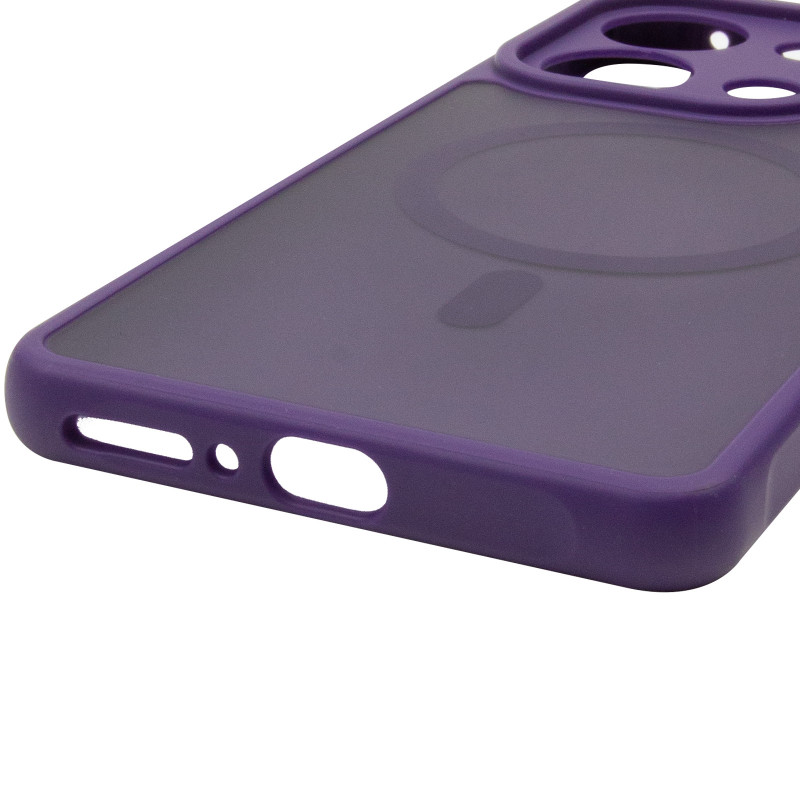 Купить Чехол TPU Bloom with Magnetic Fit для Xiaomi Redmi Note 13 4G (Purple) на vchehle.ua