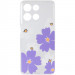 Фото Чохол TPU Clear Joy на Motorola Moto G17 Power (Pastel Daisies) на vchehle.ua