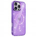 Фото Чохол TPU Eclipse Sparkle Magnetic Fit на Apple iPhone 16 Pro (6.3") (Purple) на vchehle.ua