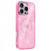 Фото Чохол TPU Eclipse Sparkle Magnetic Fit на Apple iPhone 16 Pro Max (6.9") (Pink) на vchehle.ua