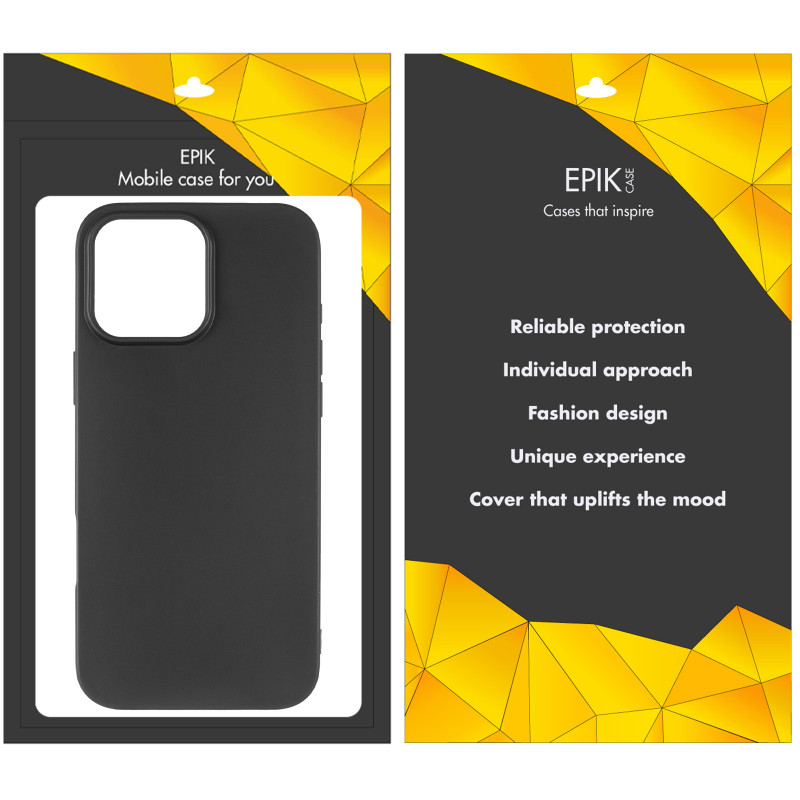 Фото Чохол TPU Epik Black на Apple iPhone 14 (6.1") (Чорний) на vchehle.ua