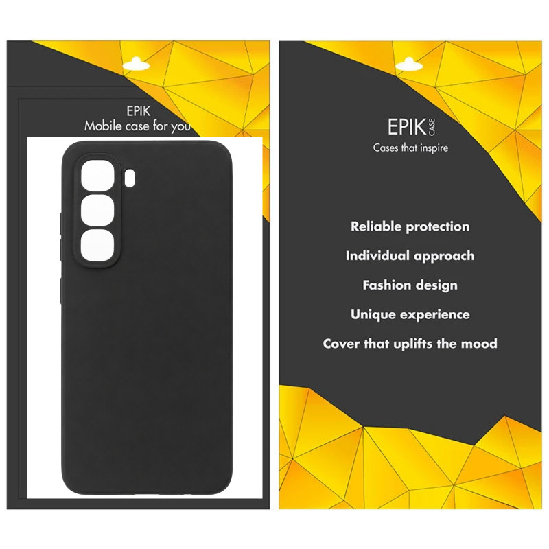 Фото Чохол TPU Epik Black Full Camera на Infinix Hot 70 (Черный) на vchehle.ua