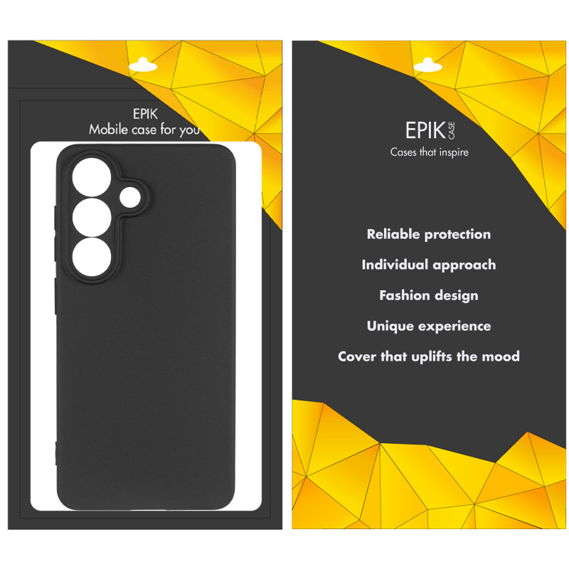 Фото Чохол TPU Epik Black Full Camera на Samsung Galaxy S26+ (Чорний) на vchehle.ua