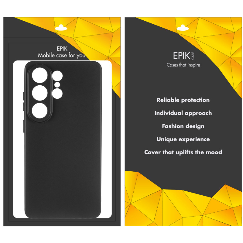 Фото Чохол TPU Epik Black Full Camera на Samsung Galaxy S26 Ultra (Черный) на vchehle.ua