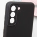 Купити Чохол TPU GETMAN Liquid Silk Full Camera на Samsung Galaxy S21 FE (Чорний / Black) на vchehle.ua