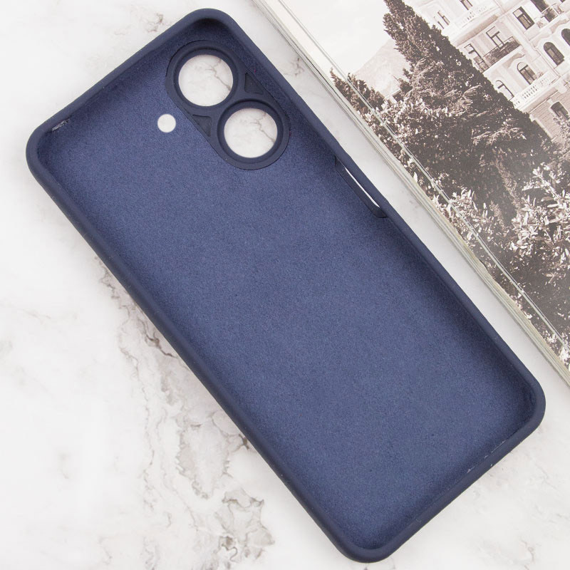 Фото Чохол TPU GETMAN Liquid Silk Full Camera на Xiaomi Redmi 13C / Poco C65 (Синій / Midnight Blue) в маназині vchehle.ua