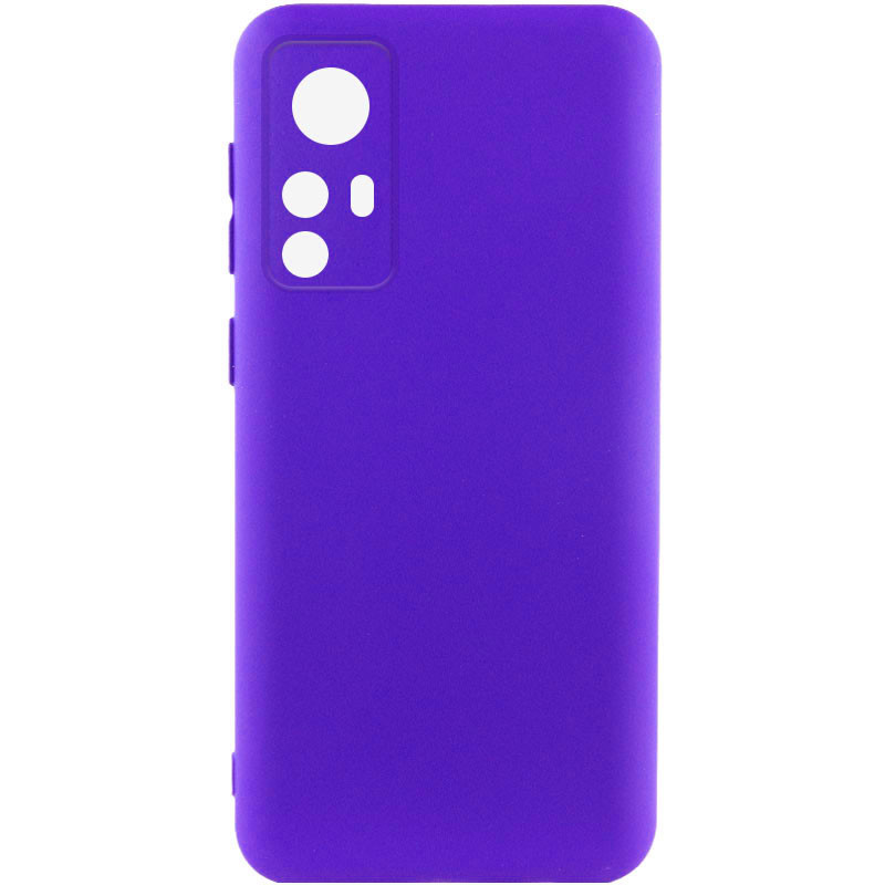 Чохол TPU GETMAN Liquid Silk Full Camera на Xiaomi Redmi Note 12S (Синій / Iris)