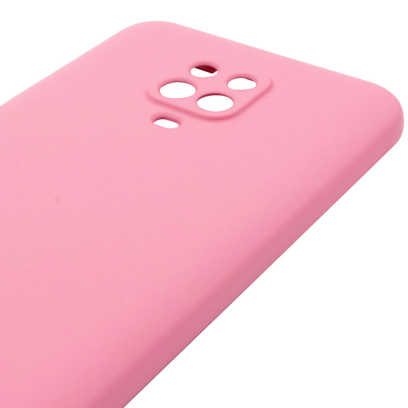 Чехол TPU GETMAN Liquid Silk Full Camera для Xiaomi Redmi Note 9s / Note 9 Pro / Note 9 Pro Max (Розовый / Pink) в магазине vchehle.ua