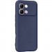 Чехол TPU GETMAN Liquid Silk Full Camera для Infinix Note Edge (Синий / Midnight Blue)