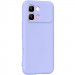 Чехол TPU GETMAN Liquid Silk Full Camera для Infinix Note Edge (Сиреневый / Light purple)