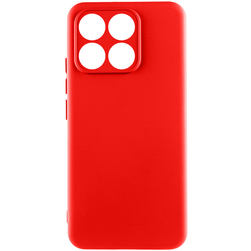 Чехол TPU GETMAN Liquid Silk Full Camera для Motorola Edge 70 Fusion (Красный / Dark Red)