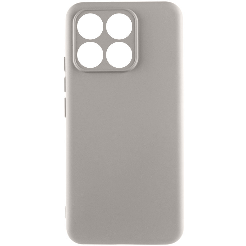Чехол TPU GETMAN Liquid Silk Full Camera для Motorola Edge 70 Fusion (Серый / Lavender)