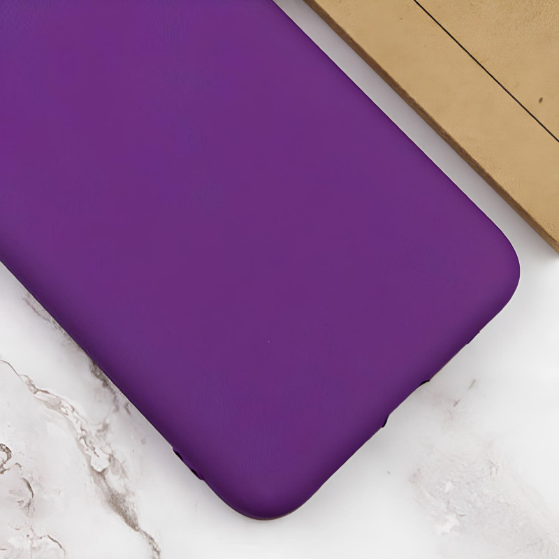 Фото Чохол TPU GETMAN Liquid Silk Full Camera на Samsung Galaxy A14 4G/5G (Фіолетовий / Purple) на vchehle.ua