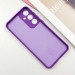 Фото Чохол TPU GETMAN Liquid Silk Full Camera на Samsung Galaxy S24 (Фіолетовий / Purple) в маназині vchehle.ua