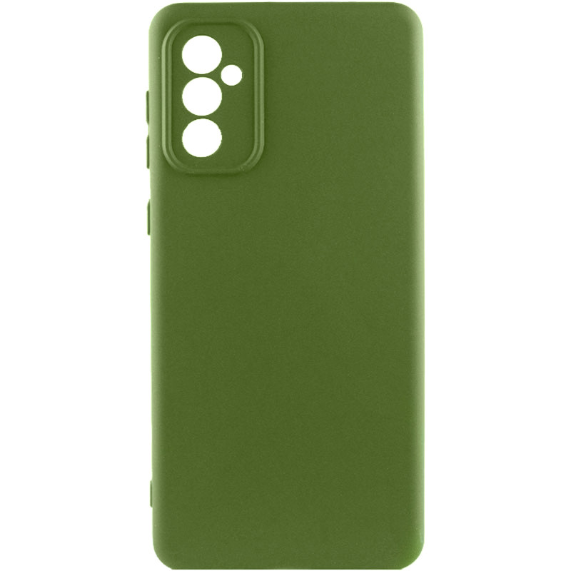 Чохол TPU GETMAN Liquid Silk Full Camera на Samsung Galaxy A57 5G (Зелений / Dark green)