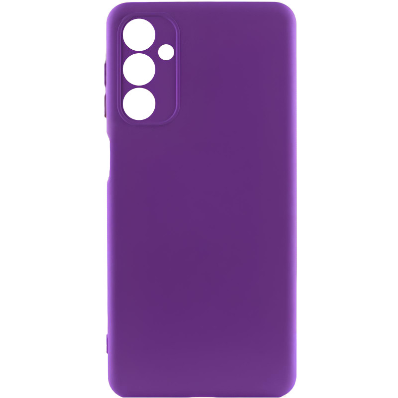 Чехол TPU GETMAN Liquid Silk Full Camera для Samsung Galaxy A27 (Фиолетовый / Purple)