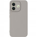 Чохол TPU GETMAN Liquid Silk Full Camera на Xiaomi Redmi Note 17 (Сірий / Lavender)
