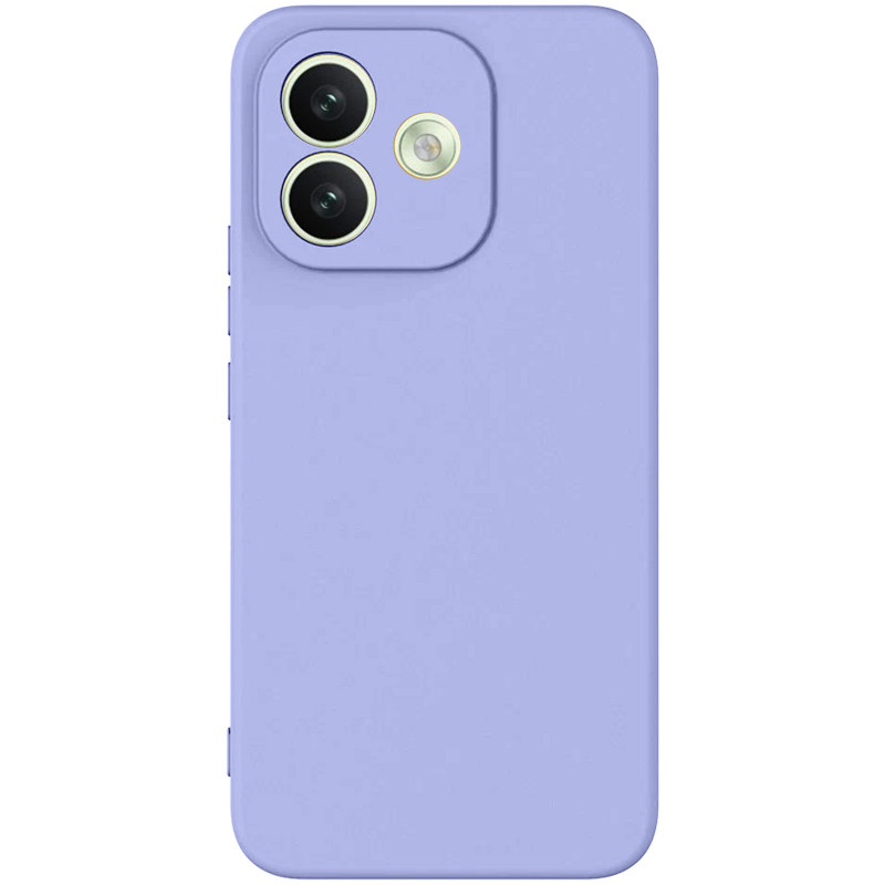 Чохол TPU GETMAN Liquid Silk Full Camera на Xiaomi Redmi Note 17 (Бузковий / Light purple)