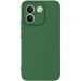Чехол TPU GETMAN Liquid Silk Full Camera для Xiaomi Redmi Note 17 Pro Max (Зеленый / Dark green)