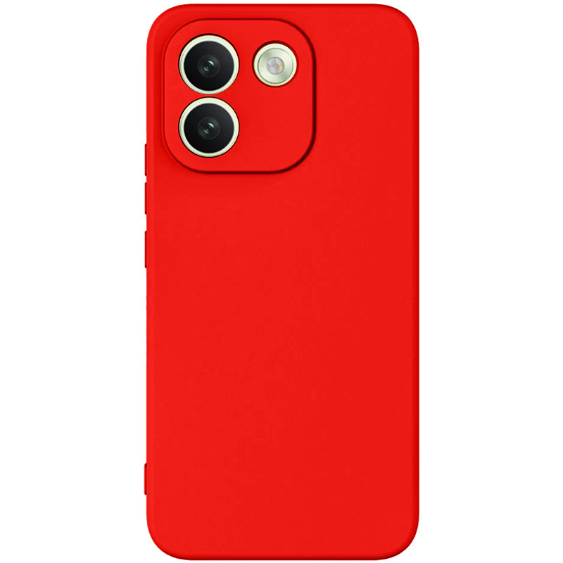 Чехол TPU GETMAN Liquid Silk Full Camera для Xiaomi Redmi Note 17 Pro Max (Красный / Dark Red)