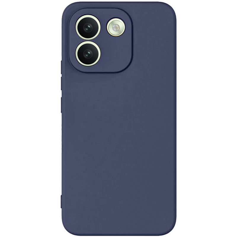 Чехол TPU GETMAN Liquid Silk Full Camera для Xiaomi Redmi Note 17 Pro Max (Синий / Midnight Blue)