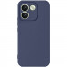 Чехол TPU GETMAN Liquid Silk Full Camera для Xiaomi Redmi Note 17 Pro Max (Синий / Midnight Blue)