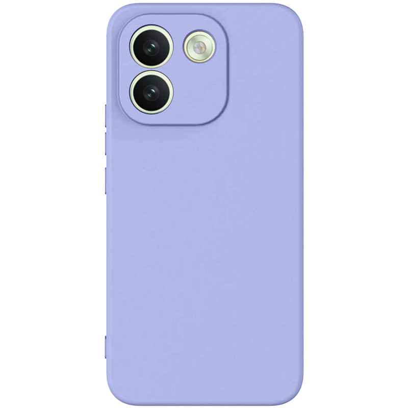 Чехол TPU GETMAN Liquid Silk Full Camera для Xiaomi Redmi Note 17 Pro Max (Сиреневый / Light purple)