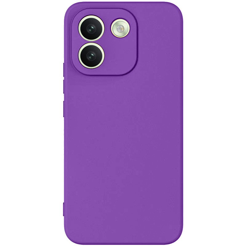 Чехол TPU GETMAN Liquid Silk Full Camera для Xiaomi Redmi Note 17 Pro Max (Фиолетовый / Purple)