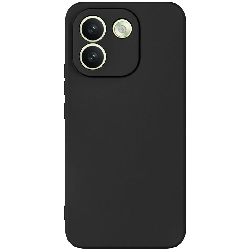 Чехол TPU GETMAN Liquid Silk Full Camera для Xiaomi Redmi Note 17 Pro Max (Черный / Black)