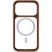 Фото Чехол TPU+PC GETMAN Moon Clear with Magnetic Safe для Apple iPhone 16 Pro Max (6.9") (Brown) в магазине vchehle.ua