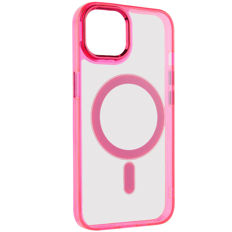 Фото Чехол TPU Iris with Magnetic Fit для Apple iPhone 12 Pro Max (6.7") (Малиновый) на vchehle.ua