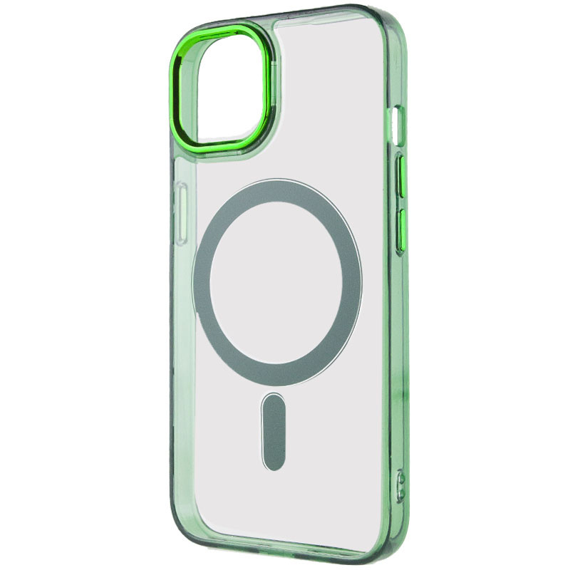 Фото Чехол TPU Iris with Magnetic Fit для Apple iPhone 12 Pro Max (6.7") (Зеленый) в магазине vchehle.ua