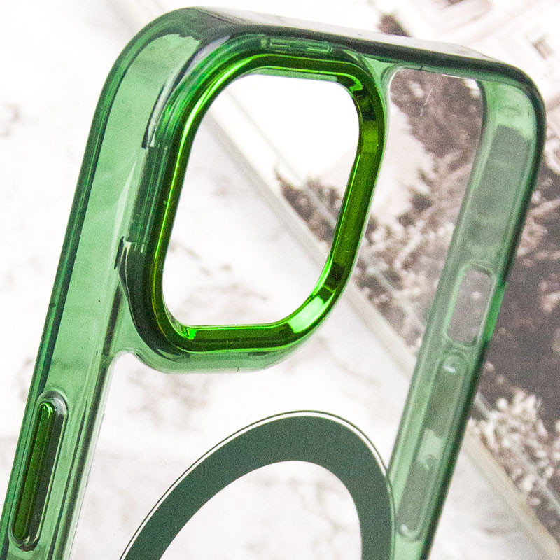 Заказать Чехол TPU Iris with Magnetic Fit для Apple iPhone 12 Pro Max (6.7") (Зеленый) на vchehle.ua