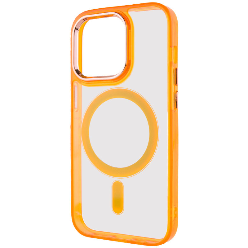 Фото Чехол TPU Iris with Magnetic Fit для Apple iPhone 13 Pro (6.1") (Оранжевый) в магазине vchehle.ua