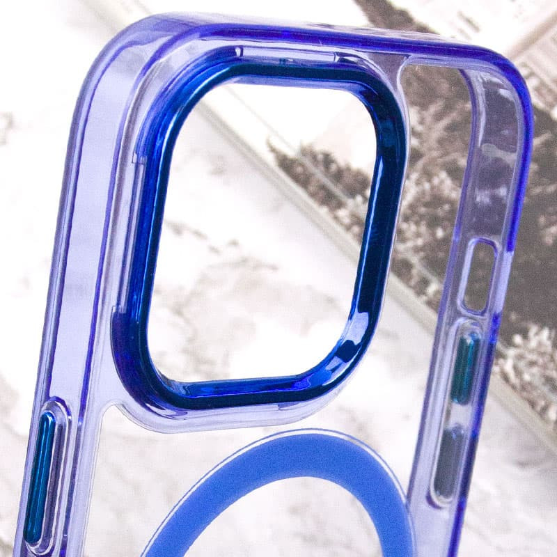 Заказать Чехол TPU Iris with Magnetic Fit для Apple iPhone 13 Pro Max (6.7") (Синий) на vchehle.ua