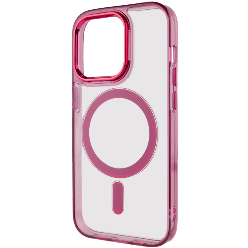 Фото Чехол TPU Iris with Magnetic Fit для Apple iPhone 14 Pro (6.1") (Бордовый) в магазине vchehle.ua