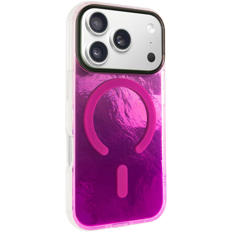 Чехол TPU Shiny Mountain Magnetic Fit для Apple iPhone 17 Pro Max (6.9") (Pink)