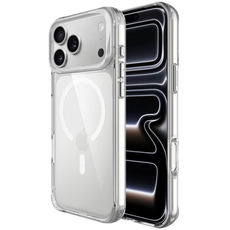 Фото Чохол TPU Space Case Apex with Magnetic Fit на Apple iPhone 17 Pro Max / 18 Pro Max (6.9") (Silver) на vchehle.ua