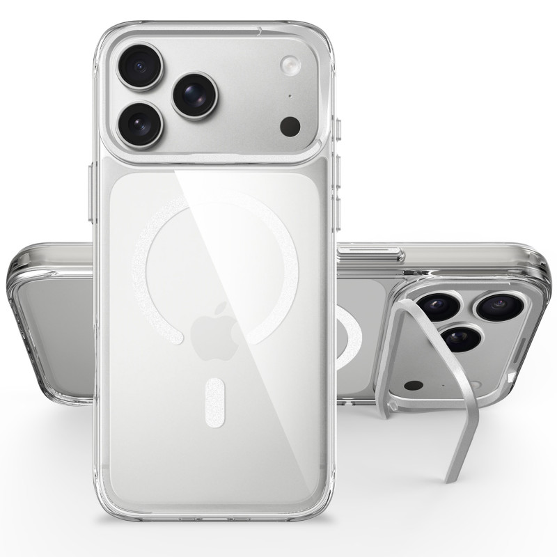 Чохол TPU Space Case Apex with Magnetic Fit на Apple iPhone 17 Pro Max / 18 Pro Max (6.9") (Silver) в магазині vchehle.ua