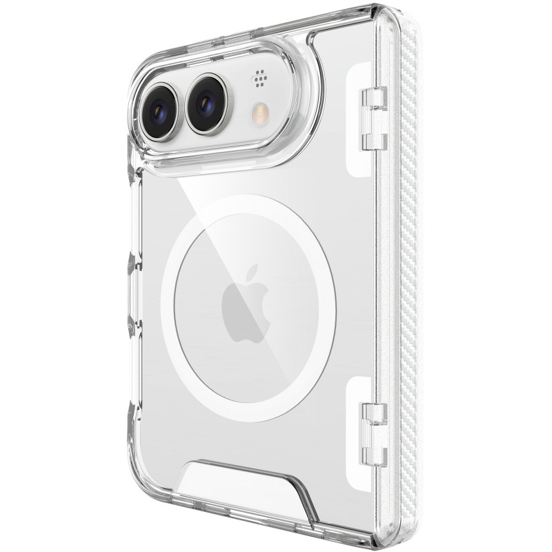 Фото Чохол TPU Space Case with Magnetic Fit на Apple iPhone Duo (5.4/7.6") (Прозорий) на vchehle.ua